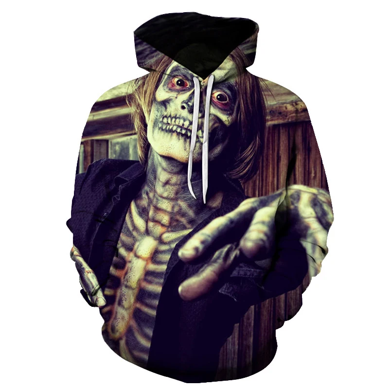 2023 Men Women 3d Hoodies Halloween Horror skeleton sweatshirt Clothing Unisex Hooded Coats Tops Streetwear Men clothing
2023 Men Women 3d Hoodies Halloween Horror skeleton sweatshirt Clothing Unisex Hooded Coats Tops Streetwear Men clothing