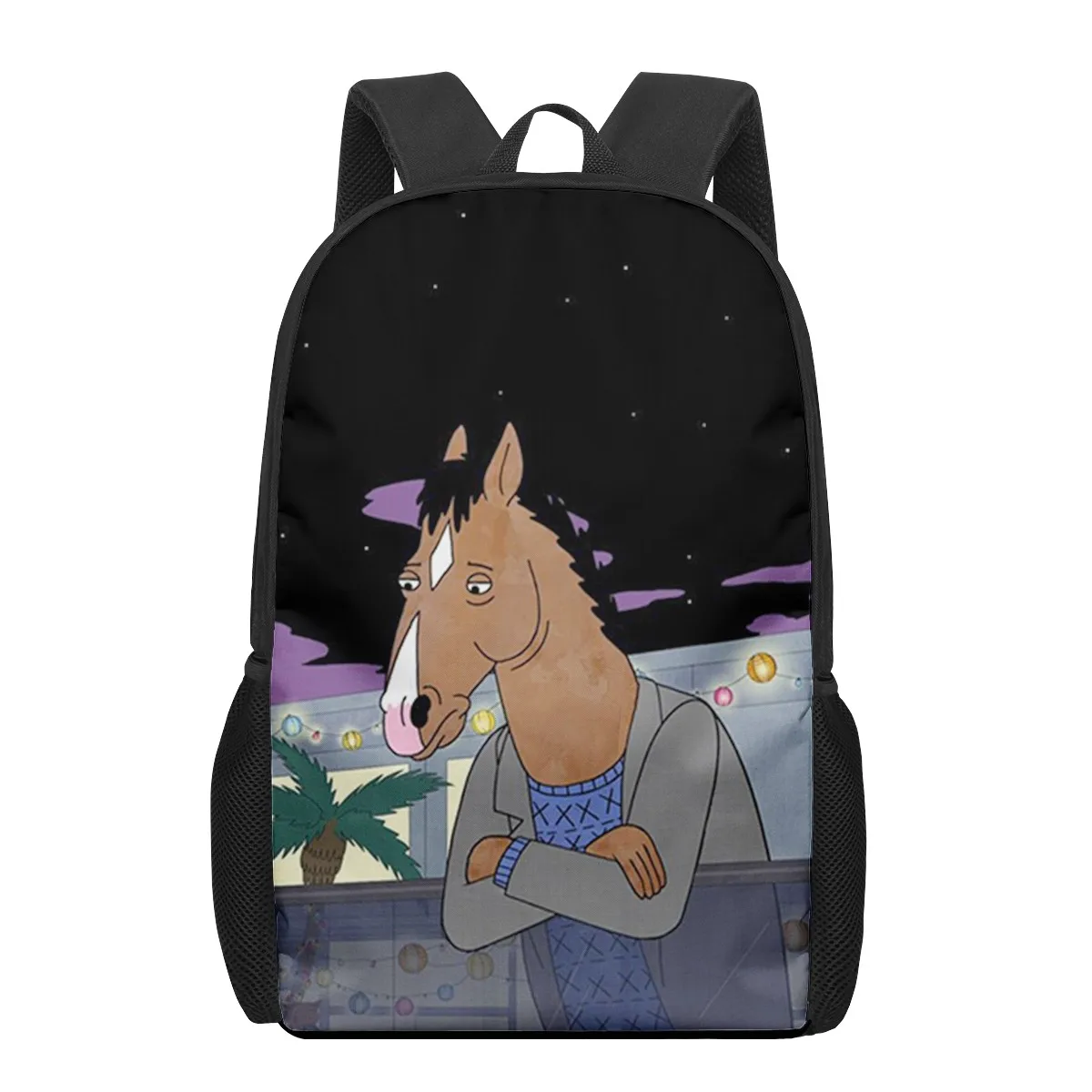 Школьный рюкзак Bo Jack Horseman для мальчиков и девочек, повседневные ранцы для книг с 3D рисунком
Школьный рюкзак Bo Jack Horseman для мальчиков и девочек, повседневные ранцы для книг с 3D рисунком