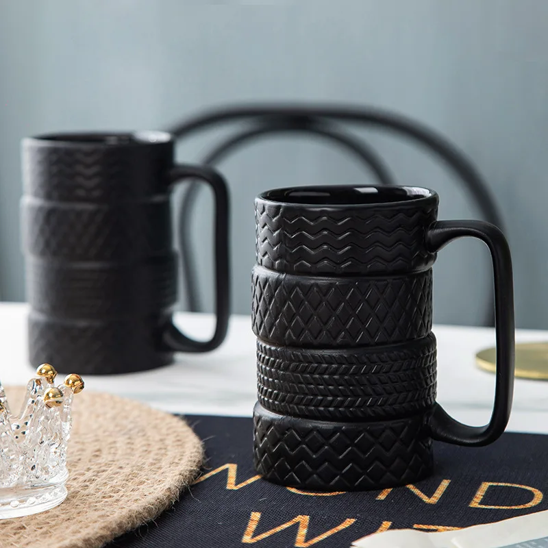 500ML Large Capacity Creative Ceramic Cups Funny Mugs Tires Shaped Cups Office Coffee Cups Breakfast Cups Gifts Kitchen Supplies
500ML Large Capacity Creative Ceramic Cups Funny Mugs Tires Shaped Cups Office Coffee Cups Breakfast Cups Gifts Kitchen Supplies