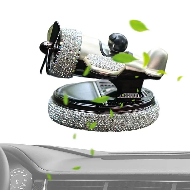 Car Rotating Aromatherapy Car Solar Air Freshener Automatic Rotation Essential Oil Solar Rotating Airplane Ornament for Mini Car
Car Rotating Aromatherapy Car Solar Air Freshener Automatic Rotation Essential Oil Solar Rotating Airplane Ornament for Mini Car
