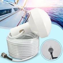 New High Quality White GPS Active Marine Navigation Antenna 10 Meters With BNC Male Plug Connector
New High Quality White GPS Active Marine Navigation Antenna 10 Meters With BNC Male Plug Connector