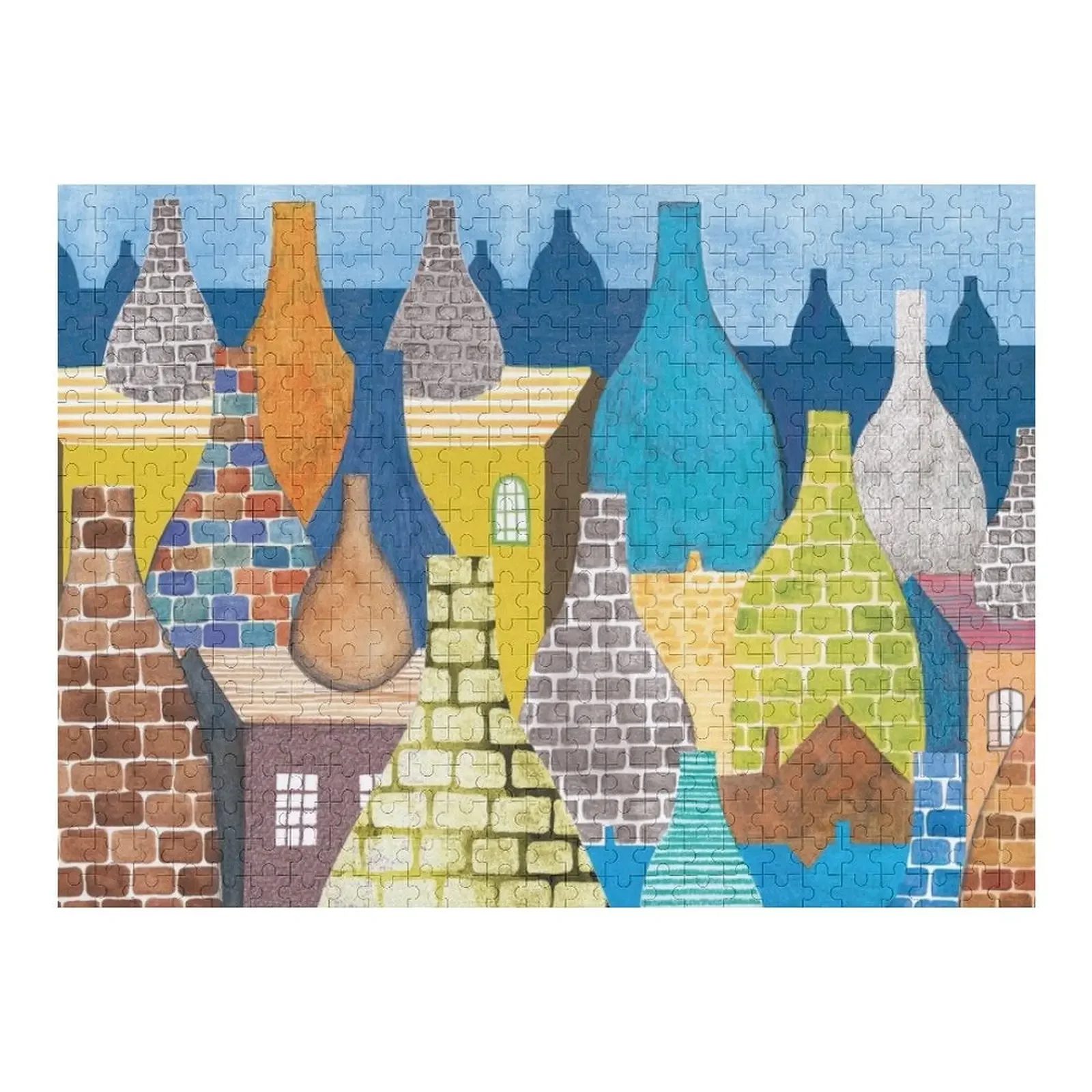 

STOKE ON TRENT: POTTERIES Jigsaw Puzzle Custom Child Gift Personalized Gift Married Customs With Photo Personalize Puzzle