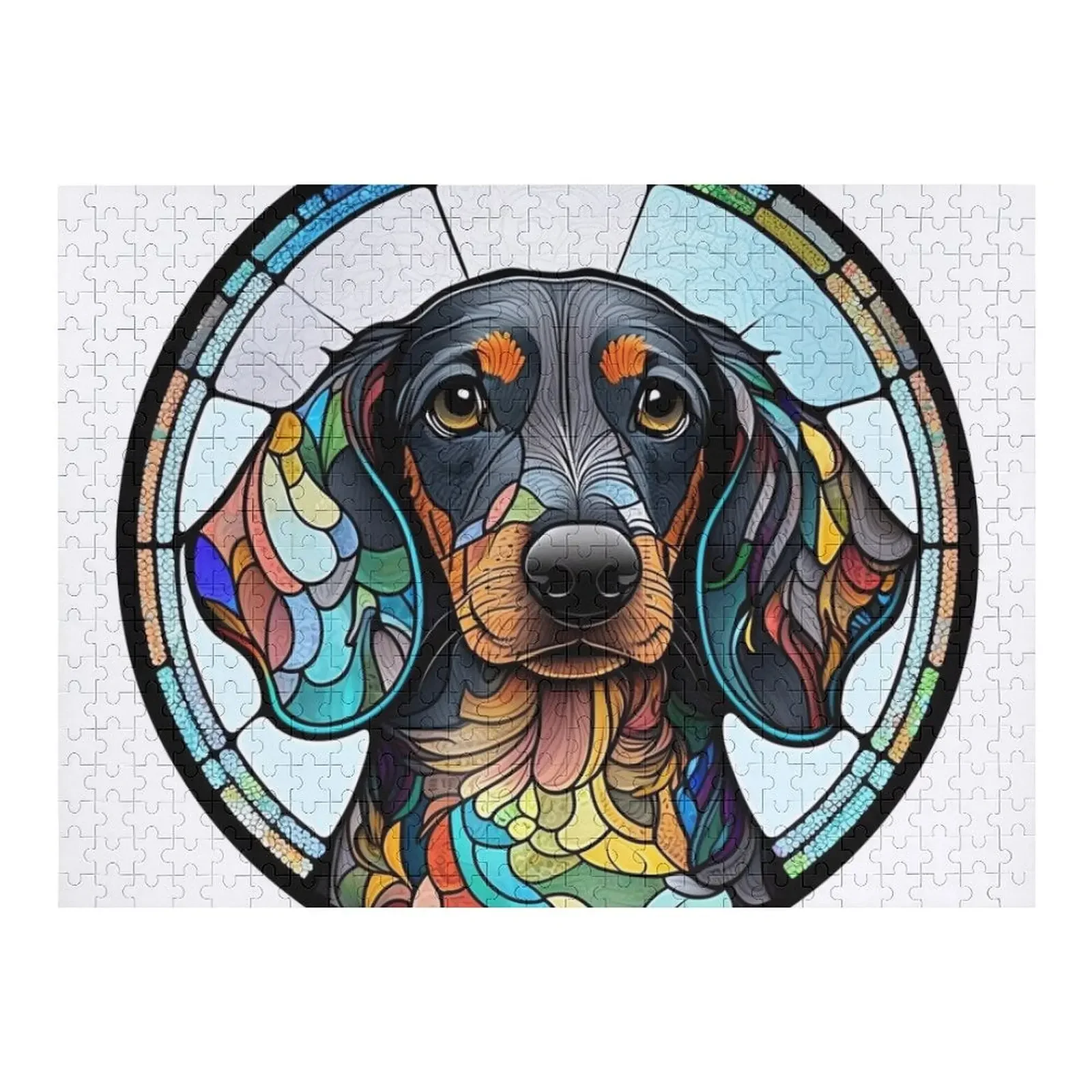Dachshund Stained Glass Dog Dachshund Jigsaw Puzzle Wood Adults Personalised Toys Puzzle
Dachshund Stained Glass Dog Dachshund Jigsaw Puzzle Wood Adults Personalised Toys Puzzle