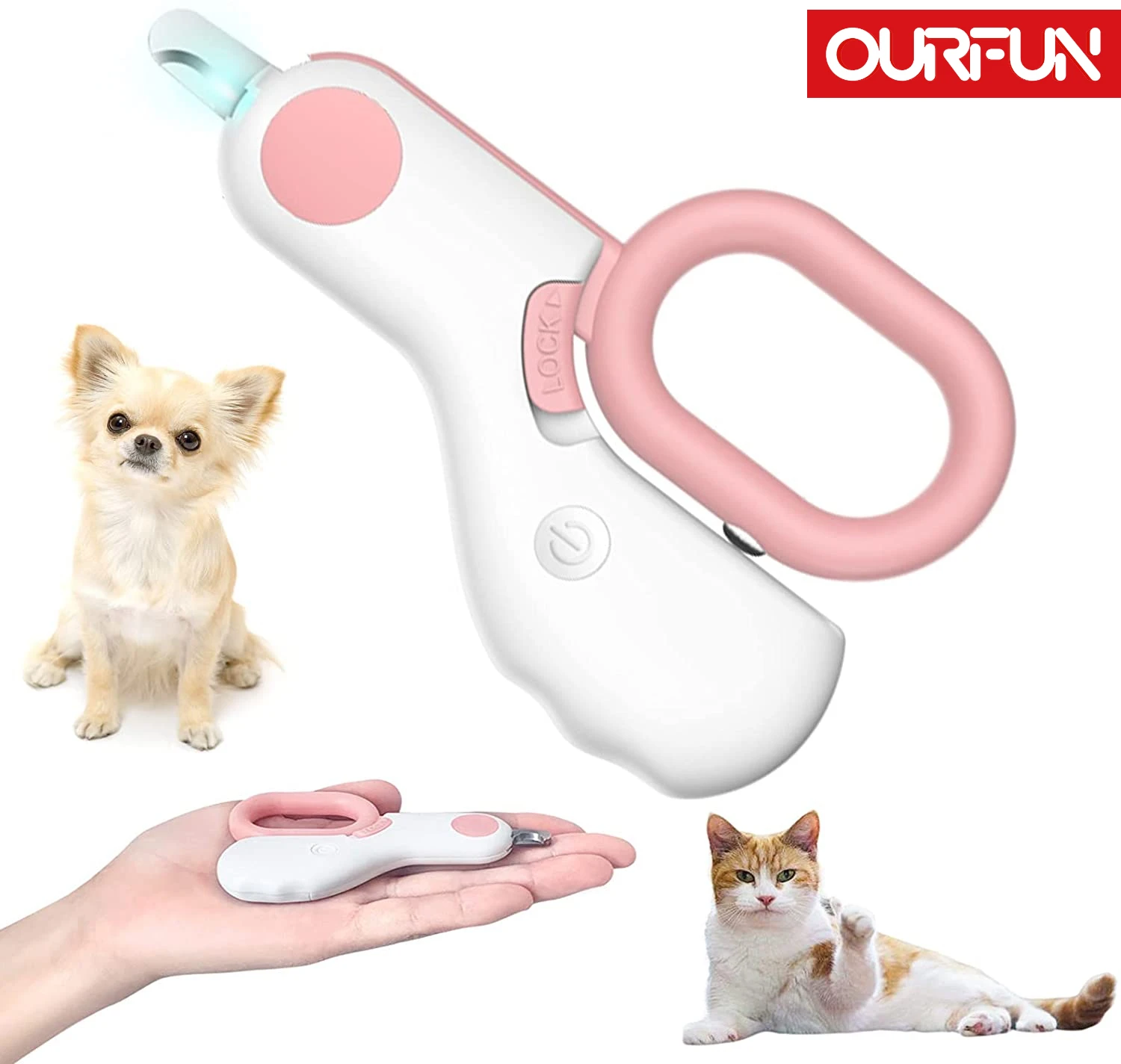 Dog Nail Trimmers for Small Animals Cat Nail Clippers with LED Light Best Cat Claw Care Kit for Home Grooming Tool for Dog Cat
Dog Nail Trimmers for Small Animals Cat Nail Clippers with LED Light Best Cat Claw Care Kit for Home Grooming Tool for Dog Cat