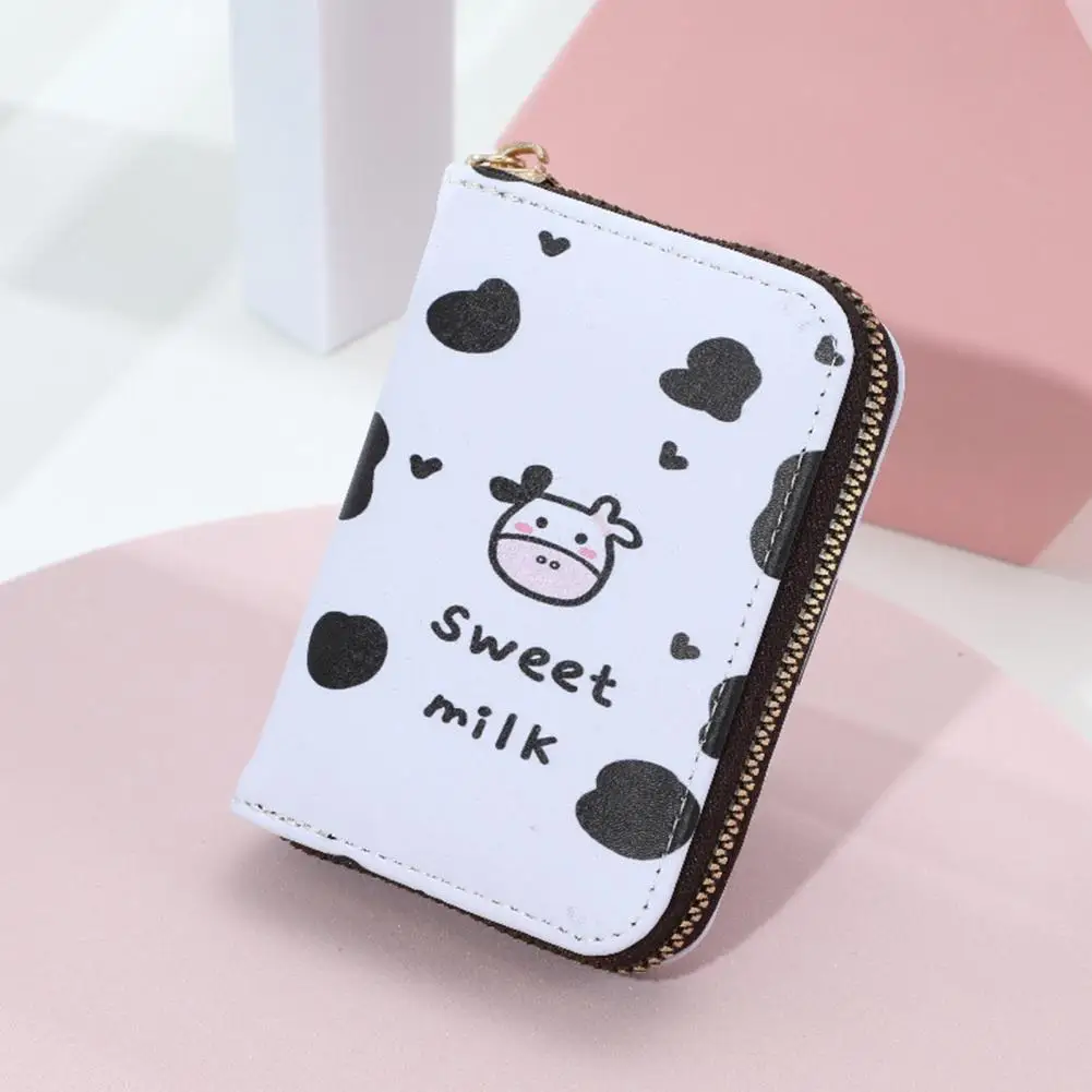 Portable Slim Wallet Cartoon Dairy Cow Wallet Luxury Faux Leather Cartoon Dairy Cow Women Wallet Multi-slot Card Holder for Use
Portable Slim Wallet Cartoon Dairy Cow Wallet Luxury Faux Leather Cartoon Dairy Cow Women Wallet Multi-slot Card Holder for Use