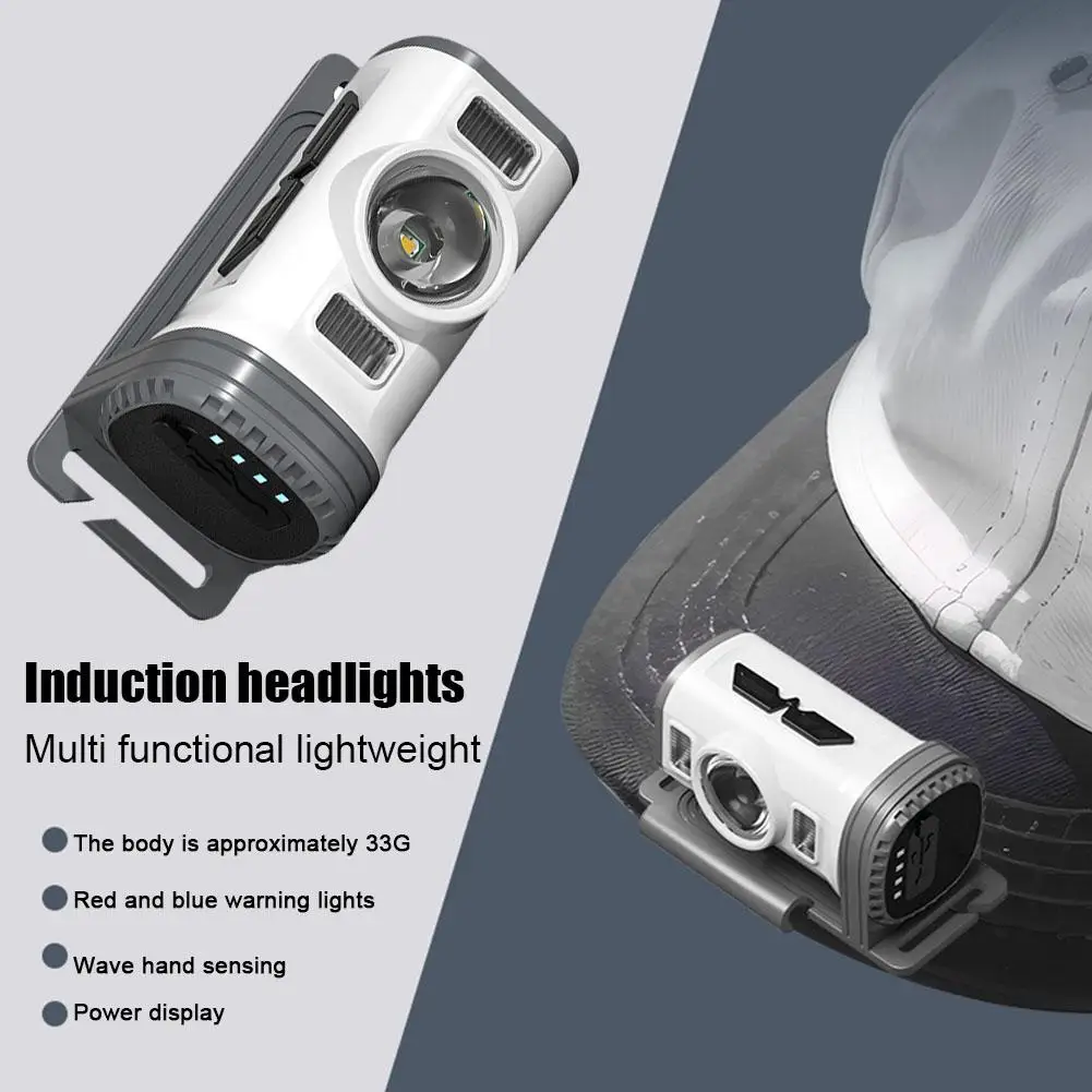 Flashlight Mini Super Bright Camping Fishing LED Headlamp Portable USB Rechargeable Head C Induction Headlight Q7R0
Flashlight Mini Super Bright Camping Fishing LED Headlamp Portable USB Rechargeable Head C Induction Headlight Q7R0