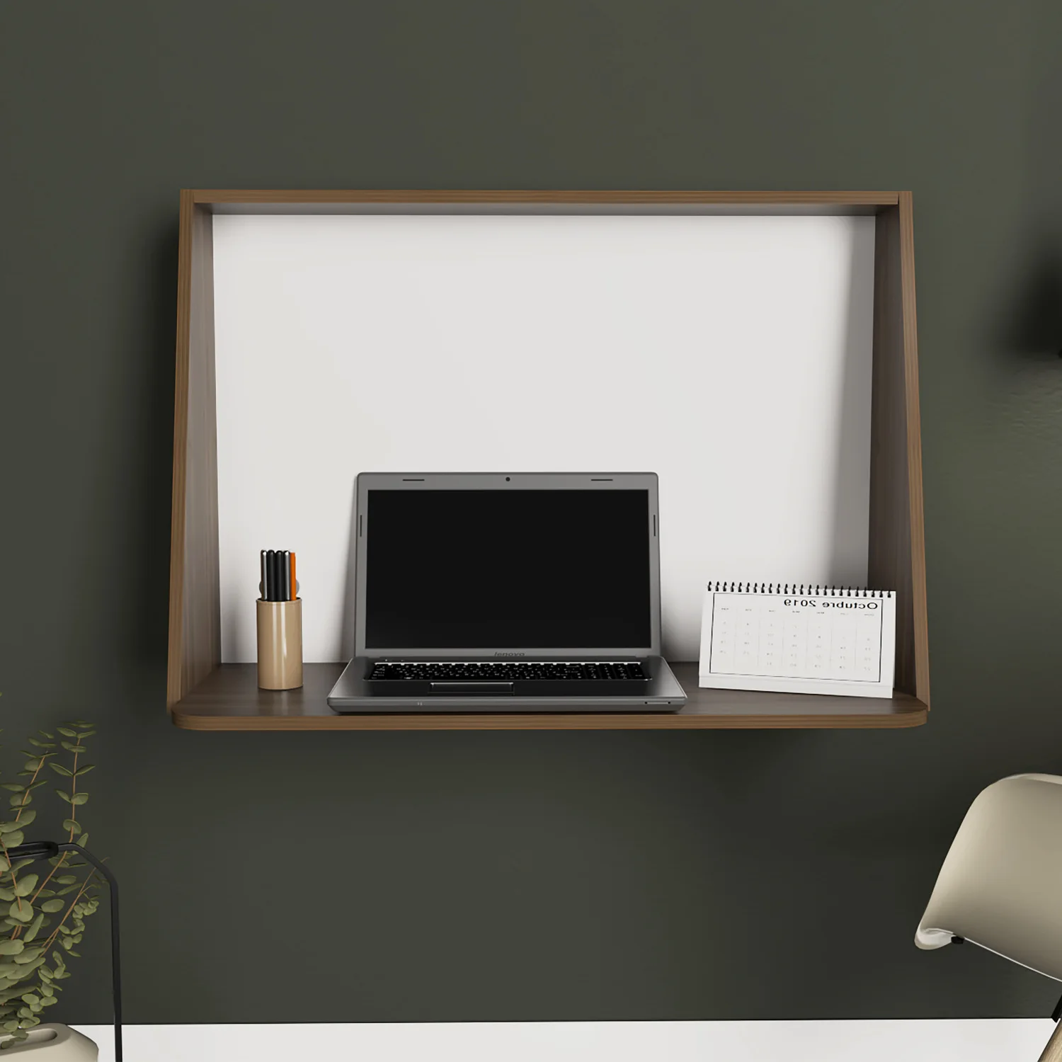 Elegant Mahogany and White Finished Wall Desk with Single Shelf for Stylish Organization desk
Elegant Mahogany and White Finished Wall Desk with Single Shelf for Stylish Organization desk