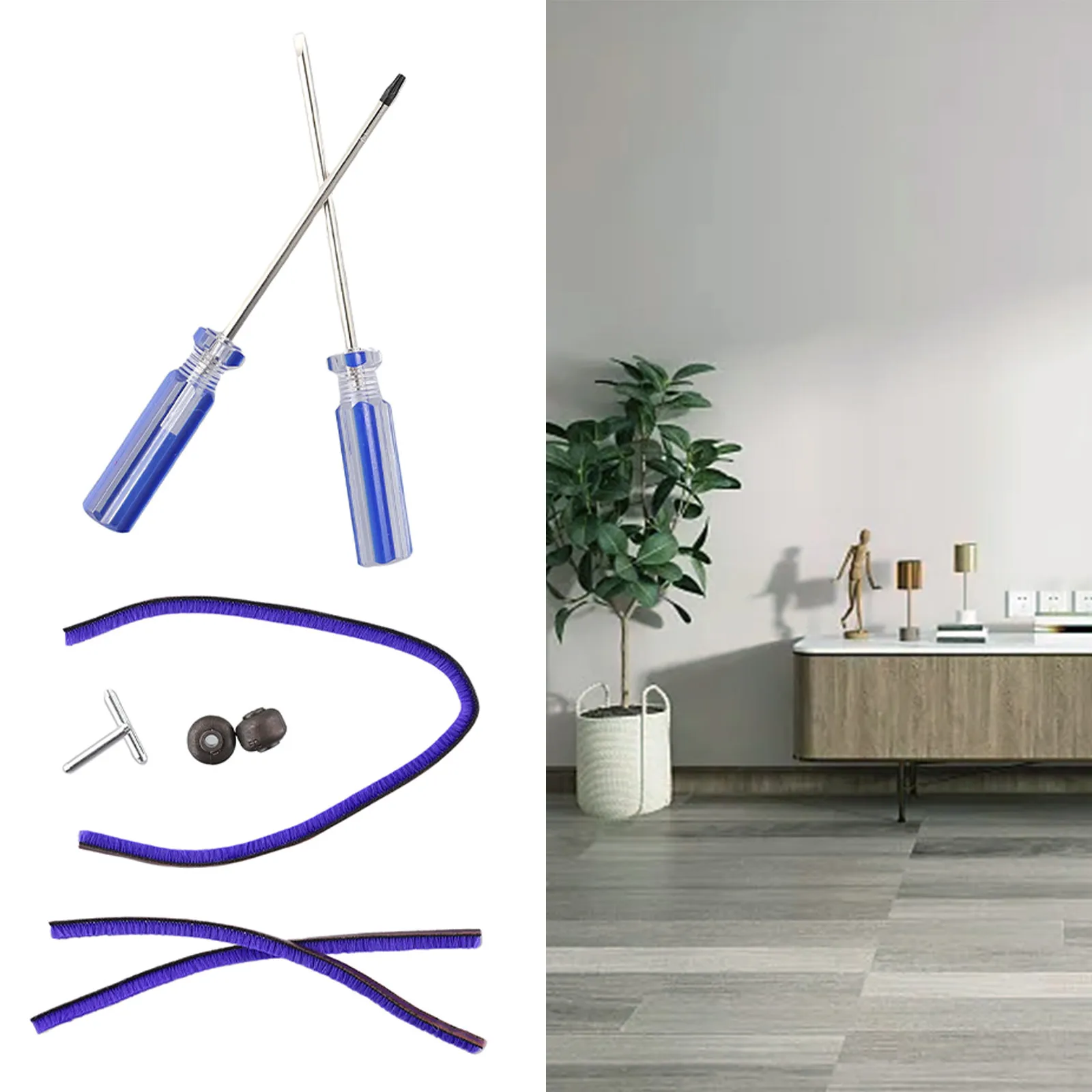 Home Accessories Vacuum Parts 2pcs Axles 2pcs Screwdriver 3pcs Soft Plush Strips Kitchen Cleaning Tools V11 V7 Replaced
Home Accessories Vacuum Parts 2pcs Axles 2pcs Screwdriver 3pcs Soft Plush Strips Kitchen Cleaning Tools V11 V7 Replaced