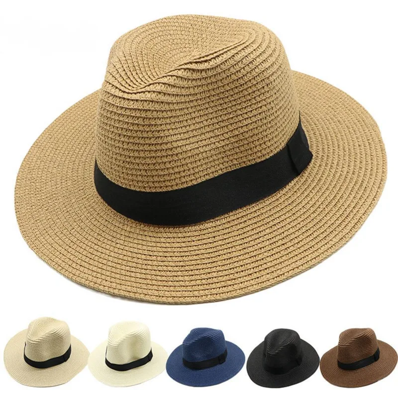 5pcs Straw Fedora Hats For Men Women Short Brim Sun Panama Hats Unisex Sun Beach Hat Wedding Havana Party Favor For Gueats 
5pcs Straw Fedora Hats For Men Women Short Brim Sun Panama Hats Unisex Sun Beach Hat Wedding Havana Party Favor For Gueats
