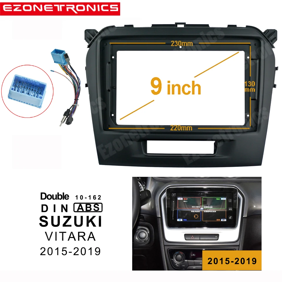 9-дюймовая Автомобильная панель для SUZUKI VITARA 2015-2016-2017-2018-2019, установочная отделка для салона приборной панели, установочная Детская Рамка для DVD
9-дюймовая Автомобильная панель для SUZUKI VITARA 2015-2016-2017-2018-2019, установочная отделка для салона приборной панели, установочная Детская Рамка для DVD
