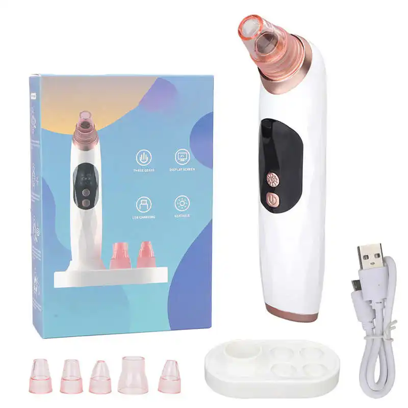 Electric Blackhead Remover Vacuum Pore Cleaner Cleaner Face Deep Nose with 3 Gears Removal Vacuum Suction
Electric Blackhead Remover Vacuum Pore Cleaner Cleaner Face Deep Nose with 3 Gears Removal Vacuum Suction