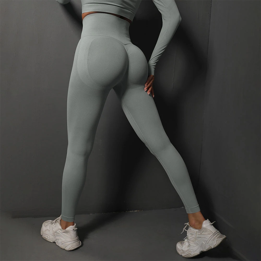 

LO peach hip yoga women's tight stretchy gym pants Quick dry hip-lifting high-waisted gym pants leggings