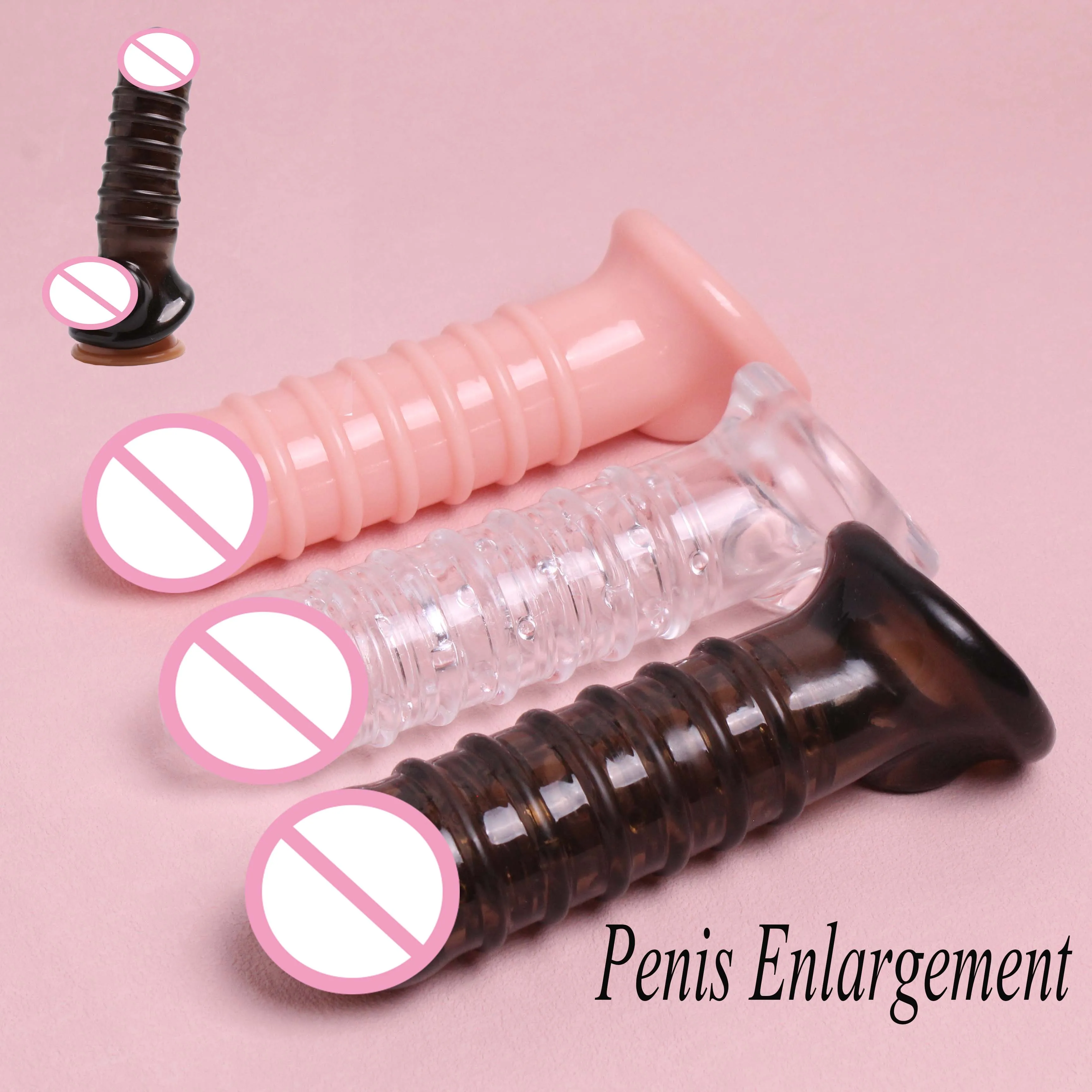 HotX высокое качество, новый силиконовый удлинитель для пениса, рукав для задержки эякуляции, презерватив для увеличения роста, секс-игрушки для мужчин 18 +