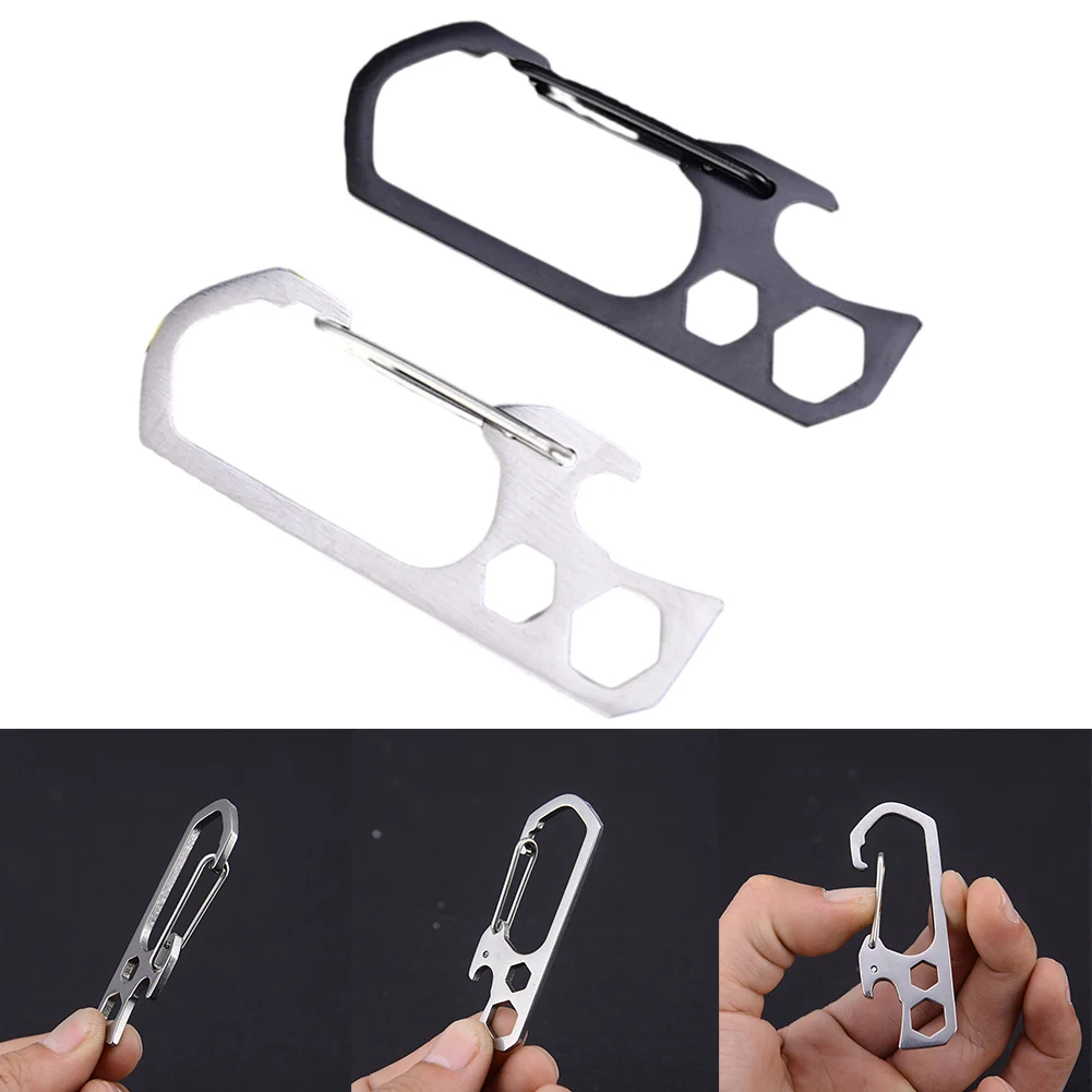 1pc Multifunctional Keychain With Wrench Bottle Opener Stainless Steel Carabiner 65x22x2.5mm 10kg Load Capacity Camping Supplies
1pc Multifunctional Keychain With Wrench Bottle Opener Stainless Steel Carabiner 65x22x2.5mm 10kg Load Capacity Camping Supplies
