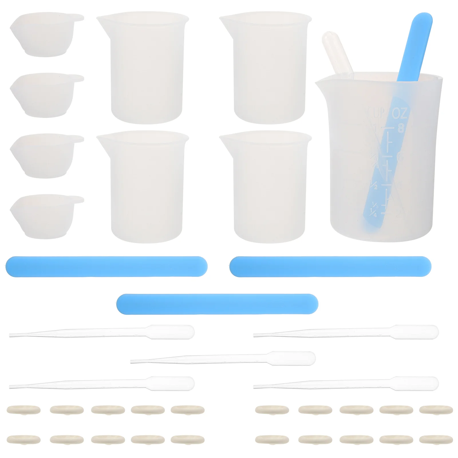 1 Set of DIY Measuring Cups Epoxy Resin Casting Tools Kit Multi-Use Epoxy Resin Mixing Tools Accessories
1 Set of DIY Measuring Cups Epoxy Resin Casting Tools Kit Multi-Use Epoxy Resin Mixing Tools Accessories