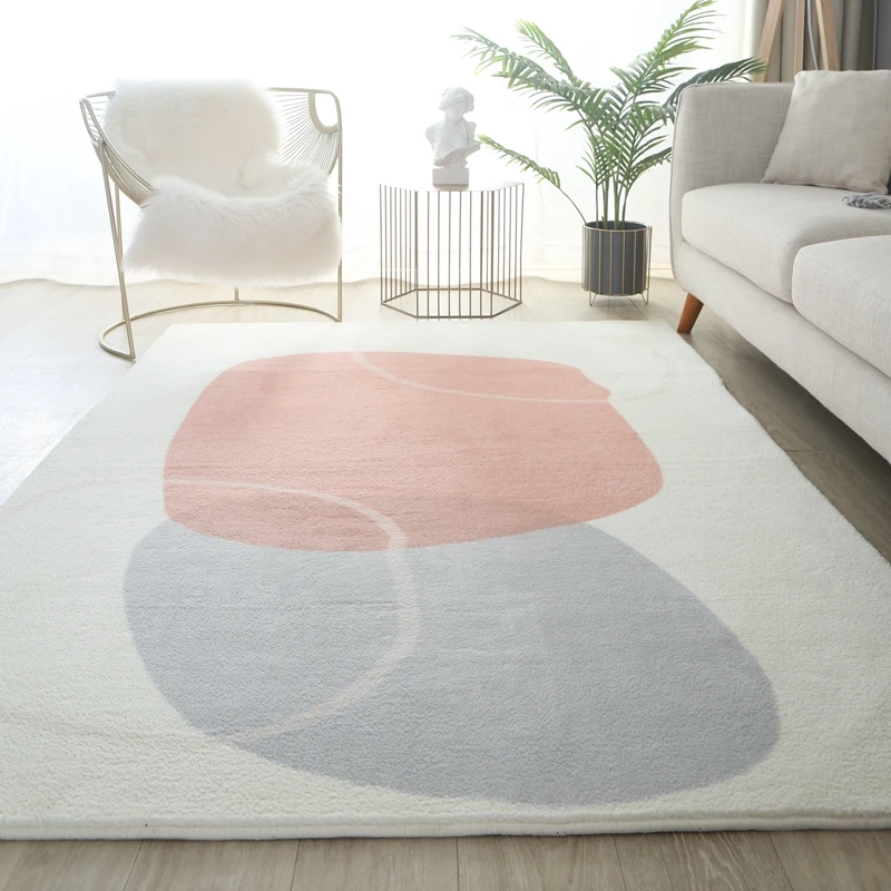 Nordic Modern Living Room Decoration Carpet Home Bedroom Bedside Fluffy Plush Carpets Simple Study Cloakroom Non-slip Soft Rug
Nordic Modern Living Room Decoration Carpet Home Bedroom Bedside Fluffy Plush Carpets Simple Study Cloakroom Non-slip Soft Rug
