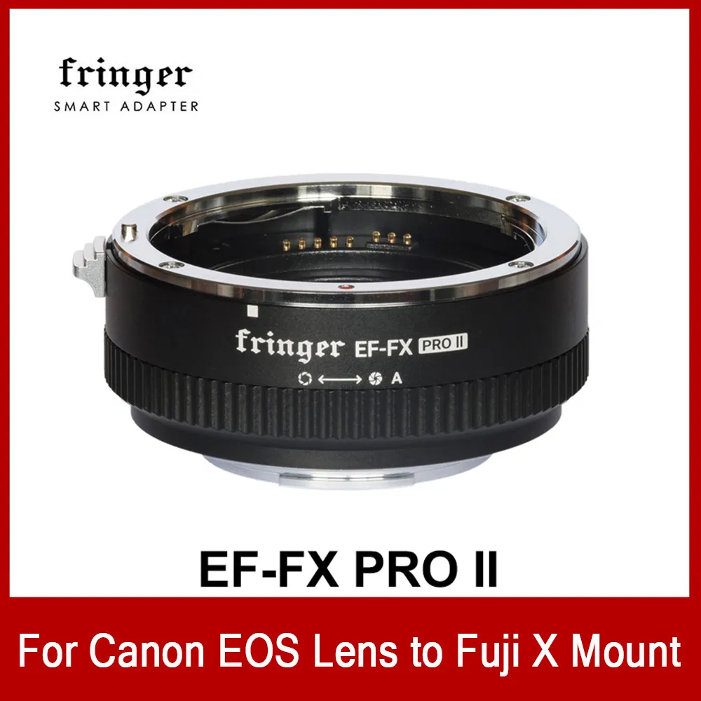 Fringer EF-FX PRO II lens adapter EF-FX II for Canon EF Lens to Fujifilm Auto Focus Adapter Compatible Fujifilm X-H X-T X-PRO 
Fringer EF-FX PRO II lens adapter EF-FX II for Canon EF Lens to Fujifilm Auto Focus Adapter Compatible Fujifilm X-H X-T X-PRO