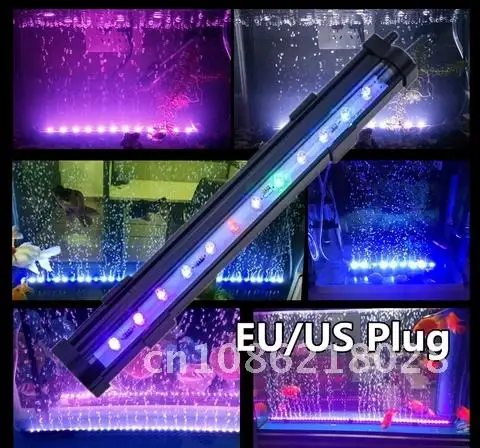 15/26/36CM Aquarium Led Fish Tank Lamp Waterproof Bubble Colorful Light Bar Strip Light Lamp For Fish Tank EU/US Plug
15/26/36CM Aquarium Led Fish Tank Lamp Waterproof Bubble Colorful Light Bar Strip Light Lamp For Fish Tank EU/US Plug