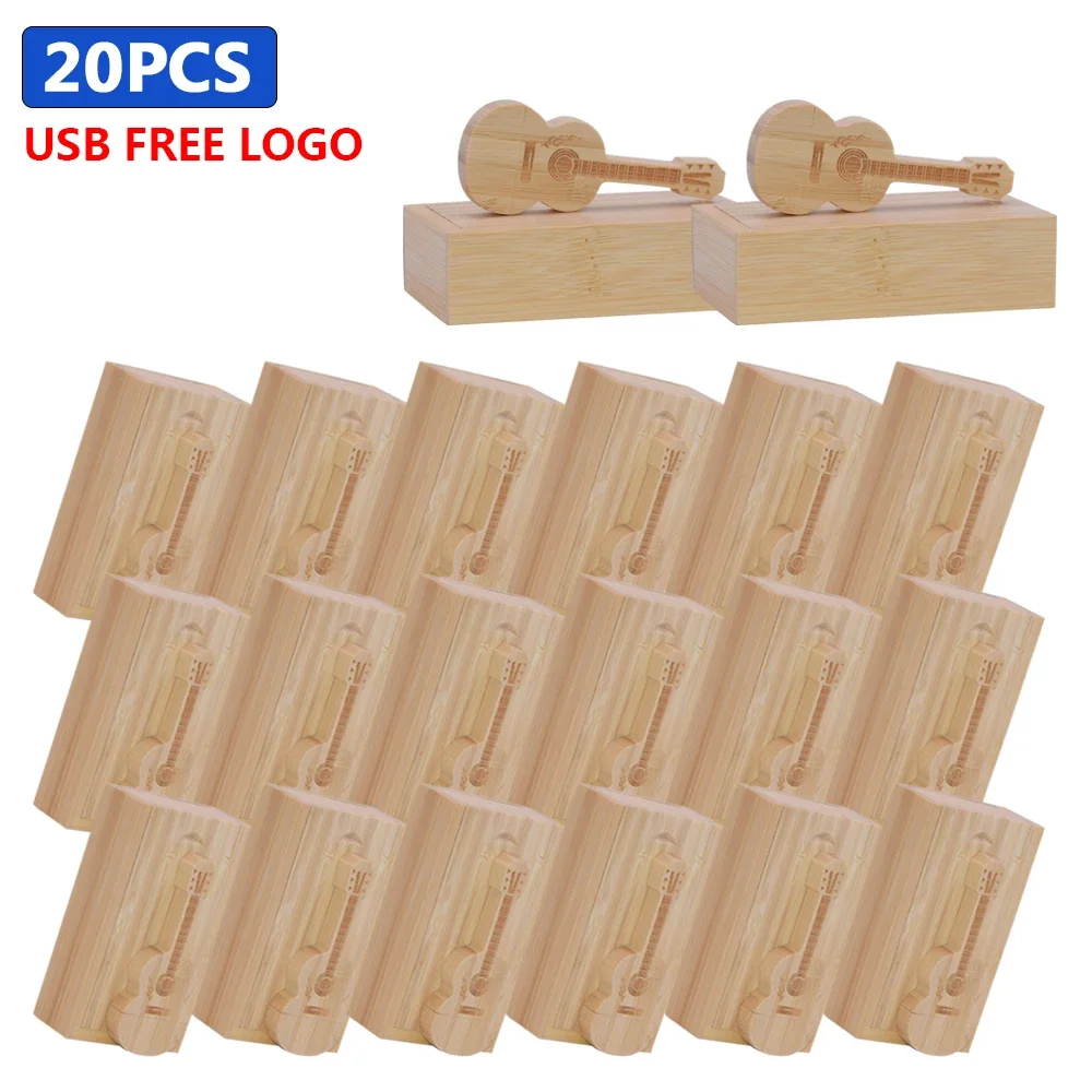 20pcs Guitar USB 2.0 Flash Drive Wooden Box Memory Stick Creative Wedding Gifts Pendrive Free Custom Logo 16GB 32GB 64GB 128GB
20pcs Guitar USB 2.0 Flash Drive Wooden Box Memory Stick Creative Wedding Gifts Pendrive Free Custom Logo 16GB 32GB 64GB 128GB