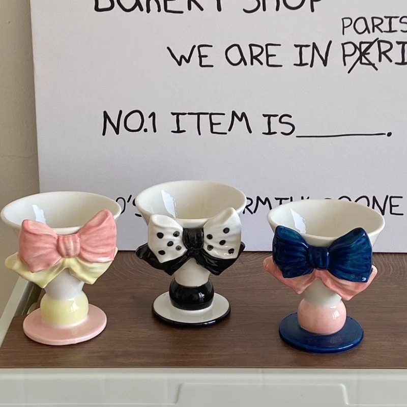 Mug Color Polka Dot Hand Painted Bow Ceramic Underglaze Tall Bowl Cute Girl Heart Storage Ice Cream Yogurt Cup Korean Style 1Pc
Mug Color Polka Dot Hand Painted Bow Ceramic Underglaze Tall Bowl Cute Girl Heart Storage Ice Cream Yogurt Cup Korean Style 1Pc