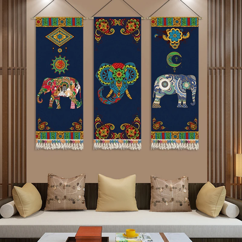 Home Hotel Decorative Wall Art Fabric Living Room Background Wall Cloth Hanging Cloth Ethnic Style Bedroom Fabric Painting
Home Hotel Decorative Wall Art Fabric Living Room Background Wall Cloth Hanging Cloth Ethnic Style Bedroom Fabric Painting