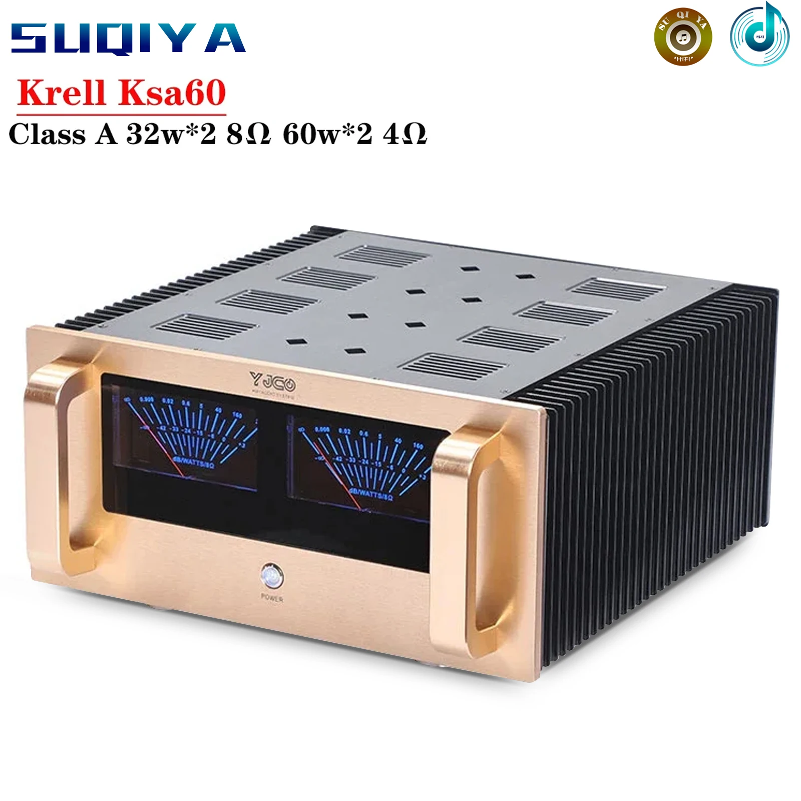Krell Ksa60 60w*2 2-channel Class A Power Amplifier High Power Low Distortion 16 FETs Vu Meter High-end HIFI Amplifier Audio
Krell Ksa60 60w*2 2-channel Class A Power Amplifier High Power Low Distortion 16 FETs Vu Meter High-end HIFI Amplifier Audio