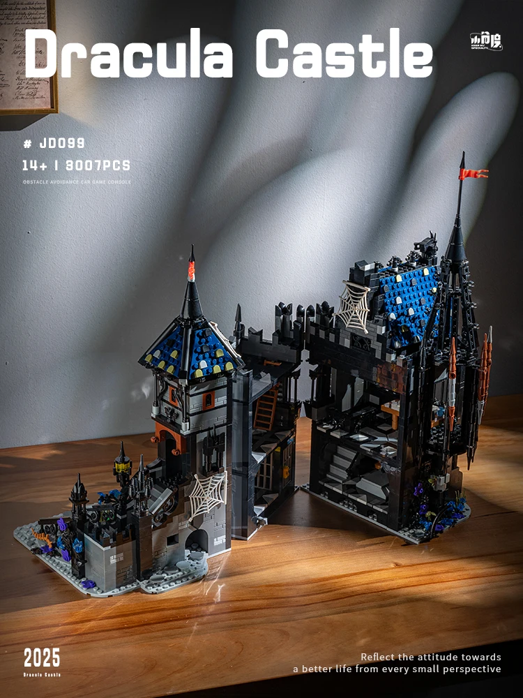 3007PCS JD099 MOC Idea Street View Vampire Dracula's Castle Building Blocks Bricks Assembling Toys for Boys Christmas Gifts Sets 3007PCS JD099 MOC Idea Street View Vampire Dracula's Castle Building Blocks Bricks Assembling Toys for Boys Christmas Gifts Sets