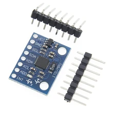 GY-521 MPU-6050 MPU6050 Module 3 Axis analog gyro sensors+ 3 Axis Accelerometer Module
GY-521 MPU-6050 MPU6050 Module 3 Axis analog gyro sensors+ 3 Axis Accelerometer Module