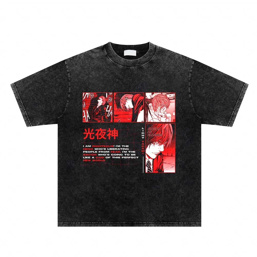 Harajuku Cotton Men Washed T Shirt Japanese Anime Streetwear Casual T-shirt Unisex Tops O-Neck Short Sleeve Vintage T-shirt
Harajuku Cotton Men Washed T Shirt Japanese Anime Streetwear Casual T-shirt Unisex Tops O-Neck Short Sleeve Vintage T-shirt