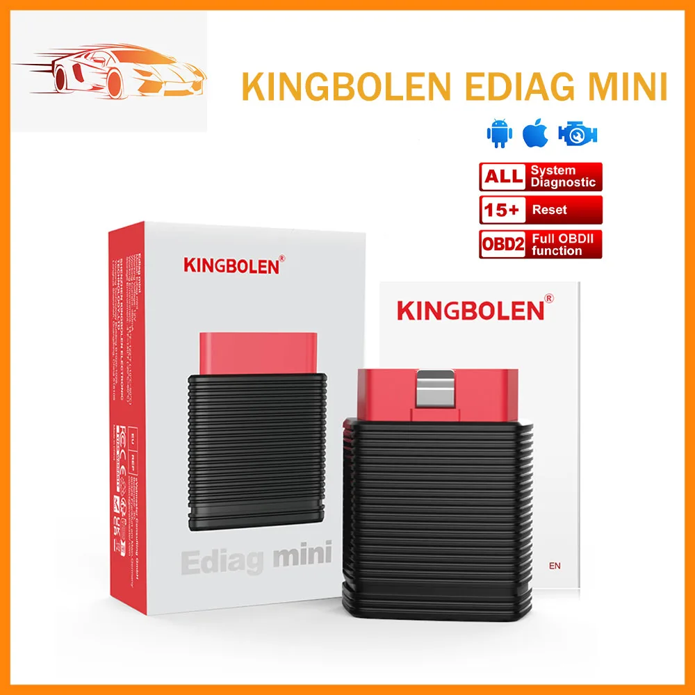 KINGBOLEN EDIAG MINI ALL System Bluetooth OE Level Car Diagnostic Tools Full OBD2 Code Reader Scanner PK THINKCAR Pro BT200
KINGBOLEN EDIAG MINI ALL System Bluetooth OE Level Car Diagnostic Tools Full OBD2 Code Reader Scanner PK THINKCAR Pro BT200