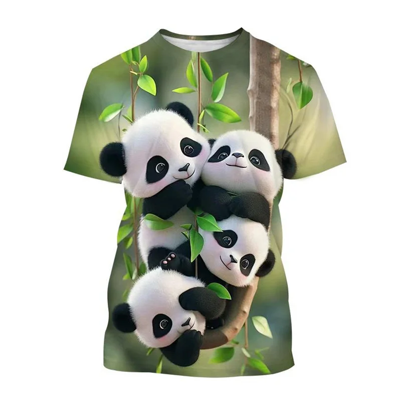Cute Chinese Panda 3D Printed T-shirt Men Cartoon Animal Pattern T Shirt Kids Round Neck Short-sleeved Casual Tops Street Tees
Cute Chinese Panda 3D Printed T-shirt Men Cartoon Animal Pattern T Shirt Kids Round Neck Short-sleeved Casual Tops Street Tees
