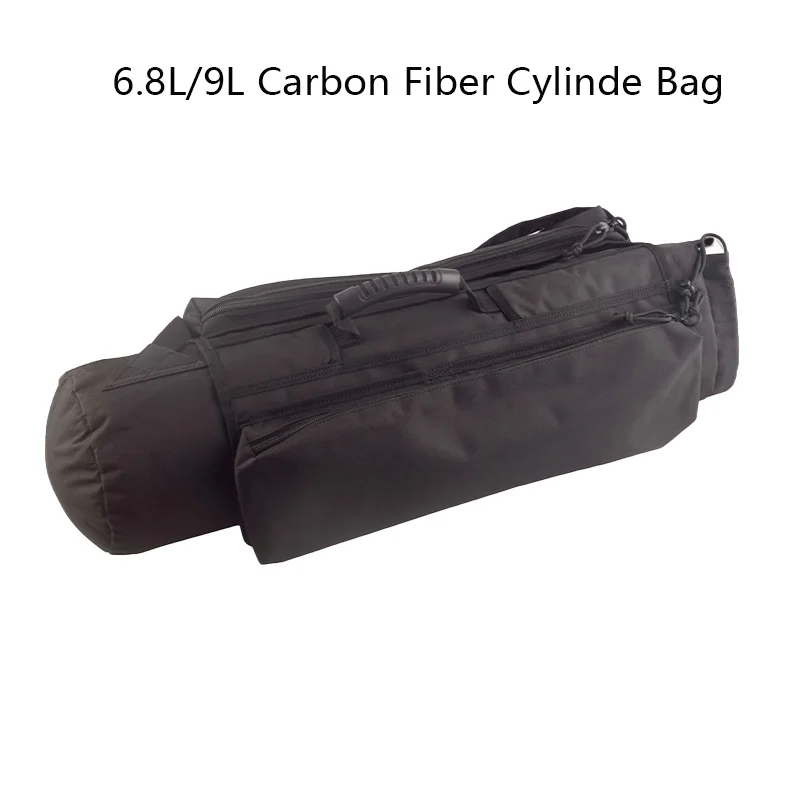 

HPA 6.8L 9L Carbon Fiber Cylinder Bag PCP Black Air Tank Soft Protective Bag Paintball Accesories For Scuba Diving Equipment