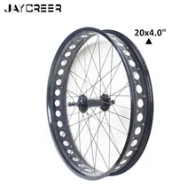 JayCreer 20x4.0 Inches Fat Tire Bike Front Wheel