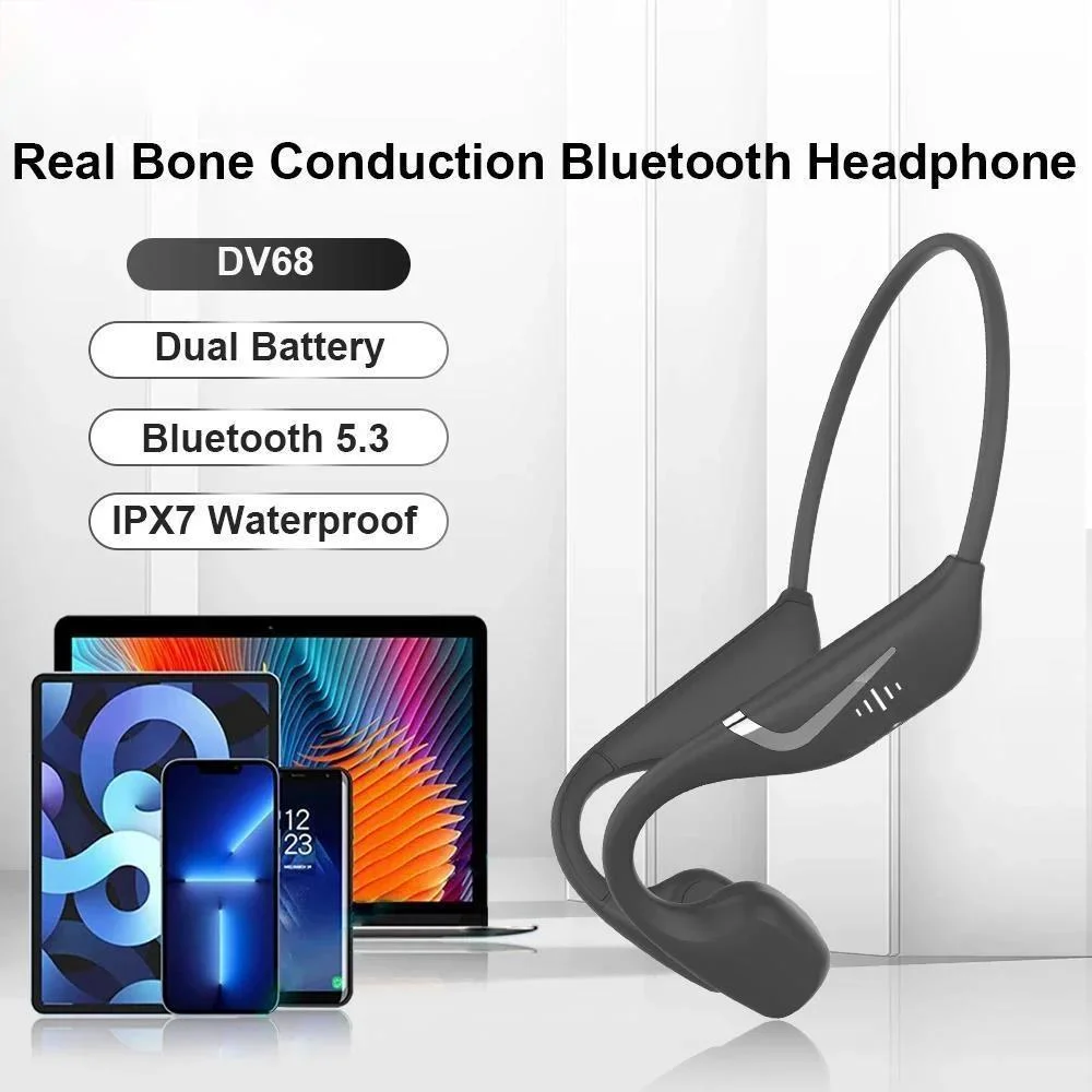 Magnetic Ture Bone Conduction Wireless Bluetooth Headset with Mic Button Control BT5.3 Noise Reduction IPX7 Waterproof for Sport
Magnetic Ture Bone Conduction Wireless Bluetooth Headset with Mic Button Control BT5.3 Noise Reduction IPX7 Waterproof for Sport