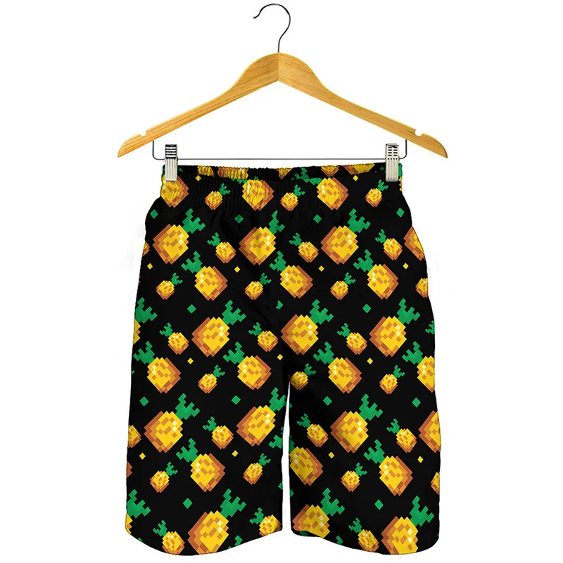 Black Pineapple Pattern Beach Shorts For Men 3D Printed Fruits Short Pants Summer Street Cool Swimming Trunks Surf Board Shorts
Black Pineapple Pattern Beach Shorts For Men 3D Printed Fruits Short Pants Summer Street Cool Swimming Trunks Surf Board Shorts
