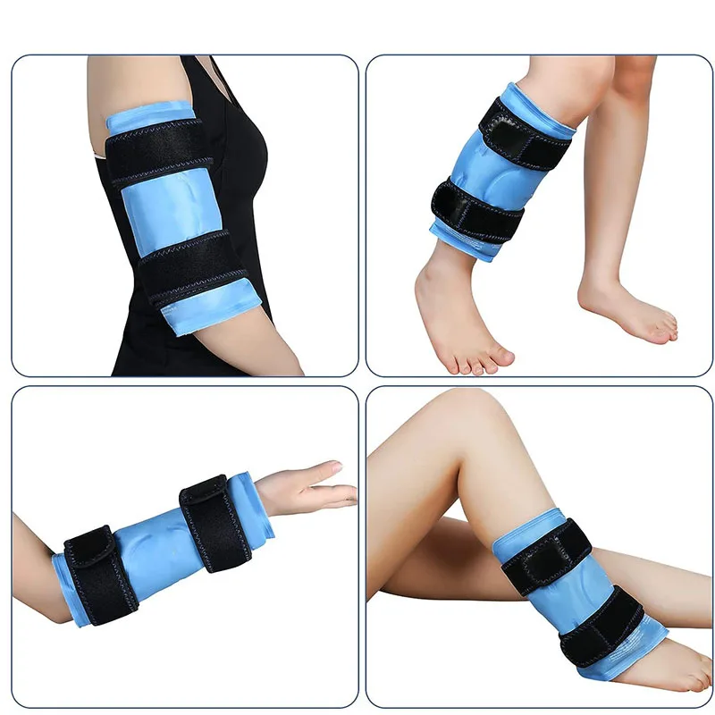 Men and Women's Bandage Sports Knee Protector Ice Bag Calf Knee Protector Ice Bag Cold and Hot Compress Gel Protector Ice Bag
Men and Women's Bandage Sports Knee Protector Ice Bag Calf Knee Protector Ice Bag Cold and Hot Compress Gel Protector Ice Bag
