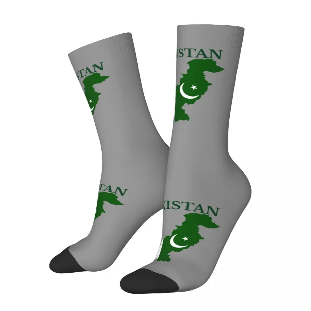 

New Male Men Socks Crazy Pakistan Map Flag Sock High Quality Women Socks Spring Summer Autumn Winter