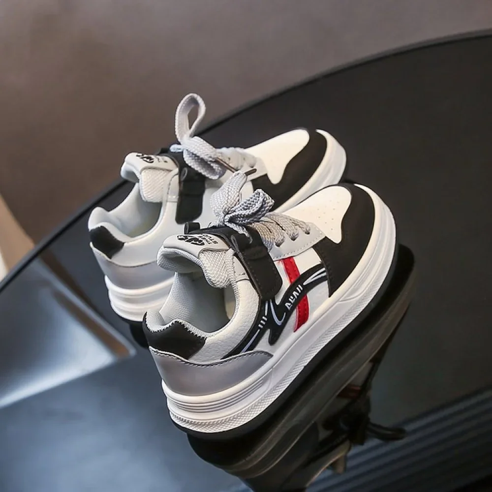 أحذية رياضية من جلد البولي يوريثان للأطفال، أحذية رياضية عصرية للمراهقين، أحذية رياضية مضادة للانزلاق ومقاومة للماء للأولاد والبنات أحذية رياضية من جلد البولي يوريثان للأطفال، أحذية رياضية عصرية للمراهقين، أحذية رياضية مضادة للانزلاق ومقاومة للماء للأولاد والبنات