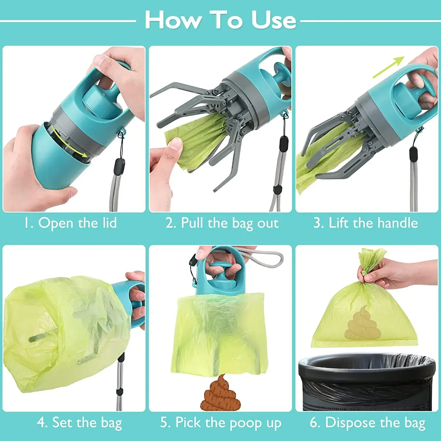 Bag Scooper Touch Waste Poop Upper Picker Supplies No Dog New Dispenser for Portable Walkers Pet Cleaner
Bag Scooper Touch Waste Poop Upper Picker Supplies No Dog New Dispenser for Portable Walkers Pet Cleaner