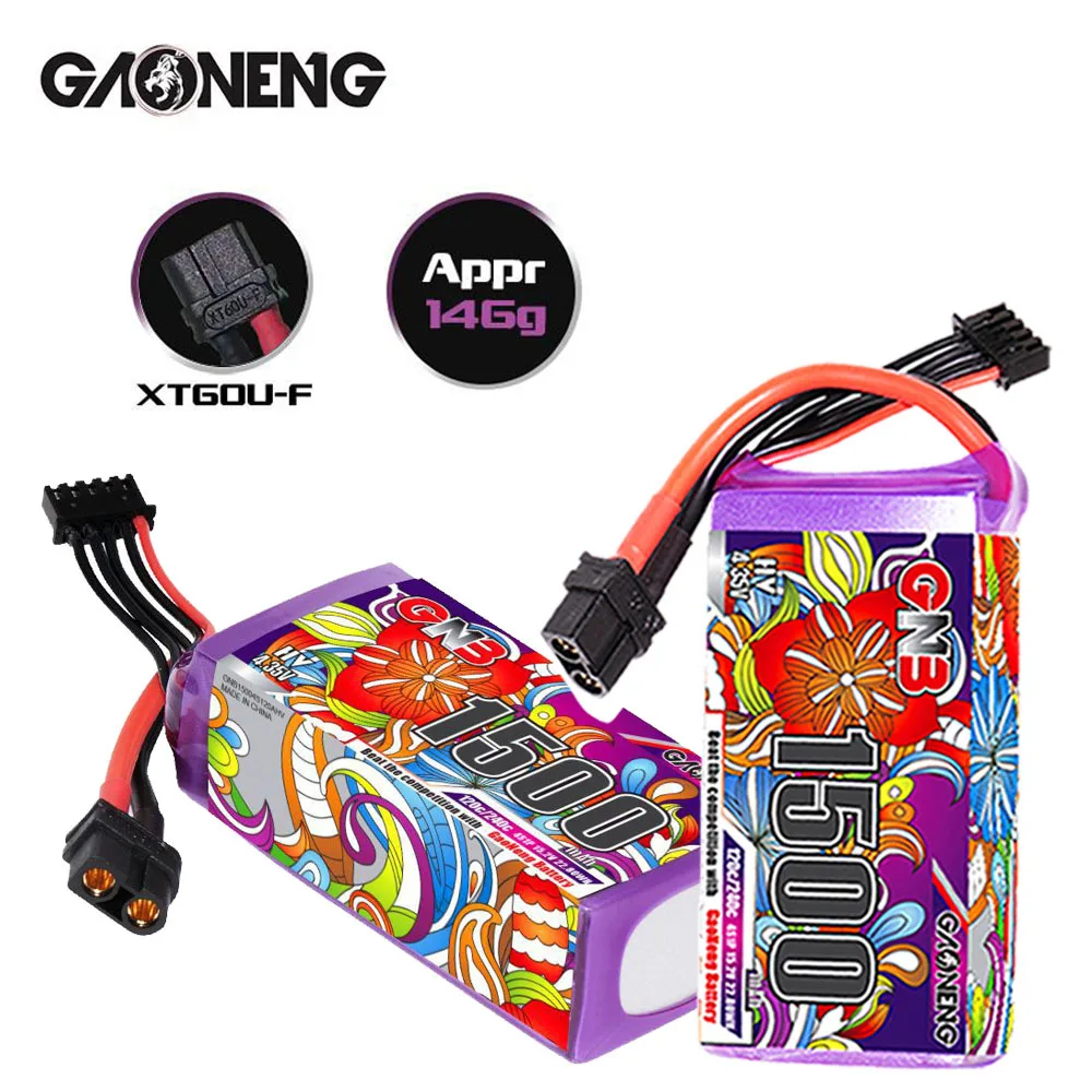Upgraded 120c/240c GNB 15.2v 1500mAh Lipo Battery For RC Helicopter Quadcopter FPV Racing Drone Spare Parts HV 4s battery
Upgraded 120c/240c GNB 15.2v 1500mAh Lipo Battery For RC Helicopter Quadcopter FPV Racing Drone Spare Parts HV 4s battery
