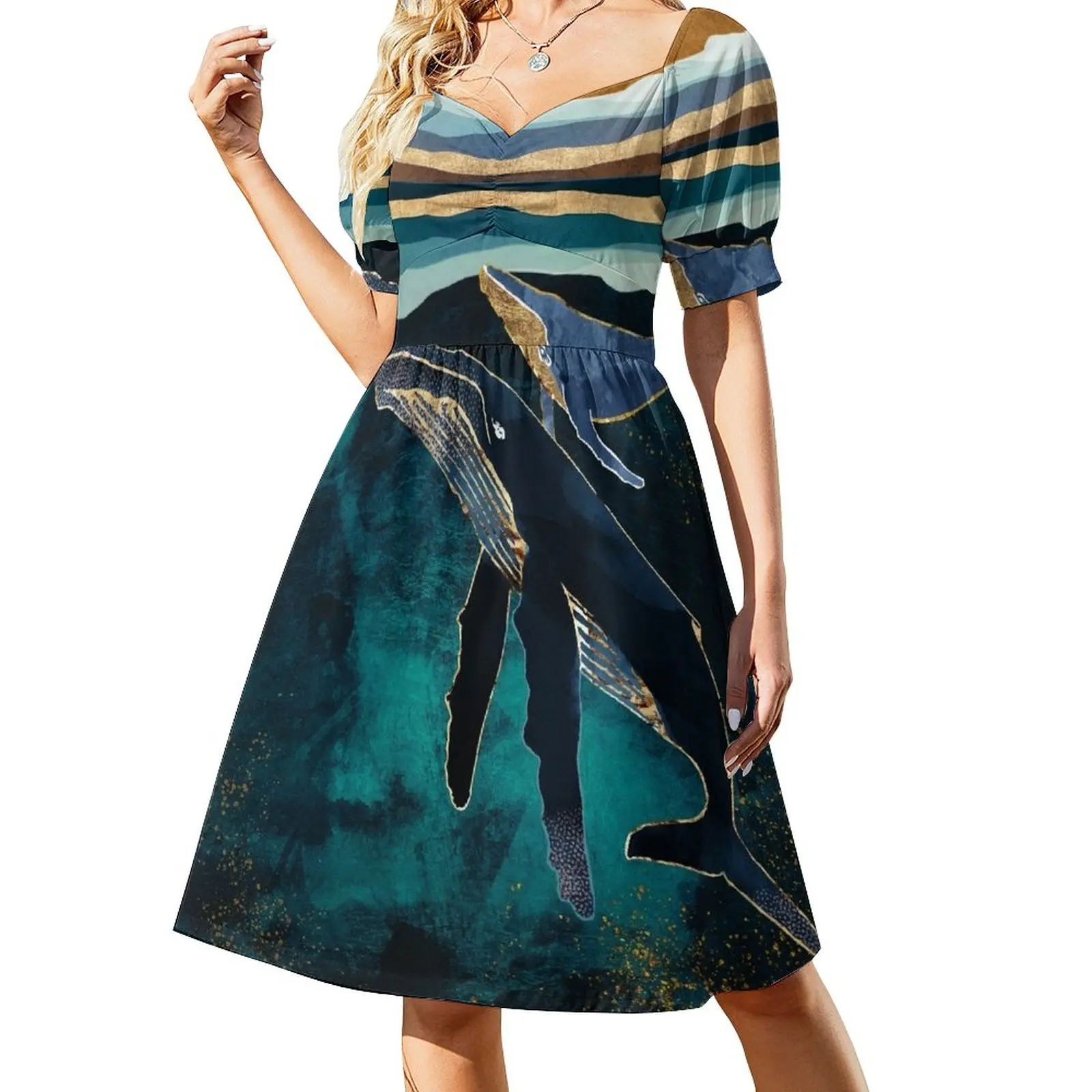 Moonlit Whales Dress women's dresses luxury women's elegant loose dresses luxury evening dress woman for wedding
Moonlit Whales Dress women's dresses luxury women's elegant loose dresses luxury evening dress woman for wedding