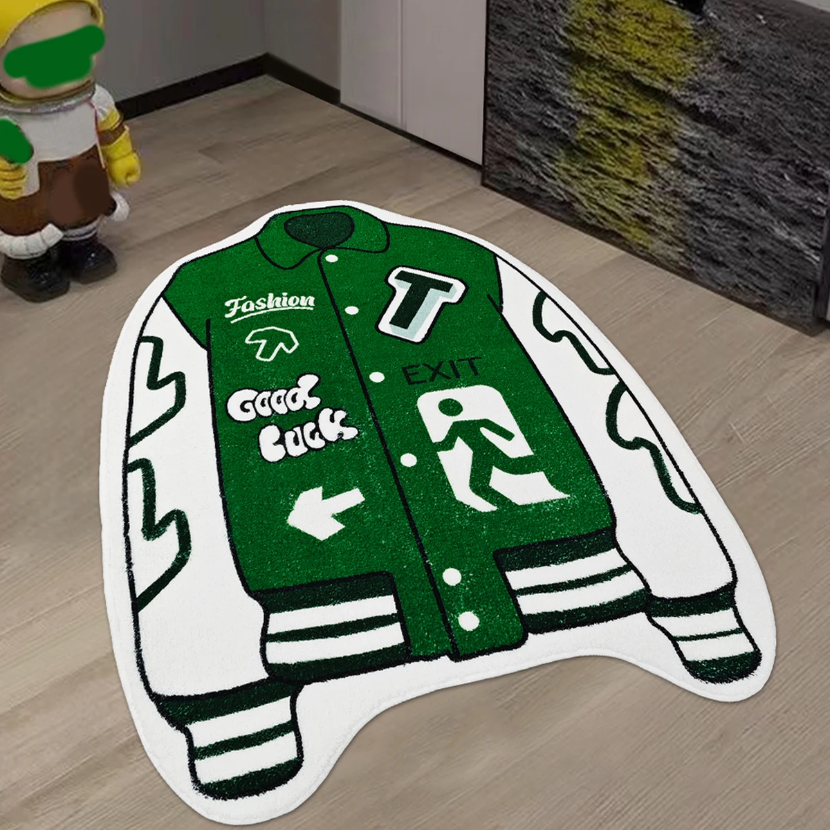 Green Baseball Uniform Carpet Fashion Home Decoration Bedroom Bedside Rug Thickened Soft Fluffy Floor Mat Cloakroom Area Rugs
Green Baseball Uniform Carpet Fashion Home Decoration Bedroom Bedside Rug Thickened Soft Fluffy Floor Mat Cloakroom Area Rugs