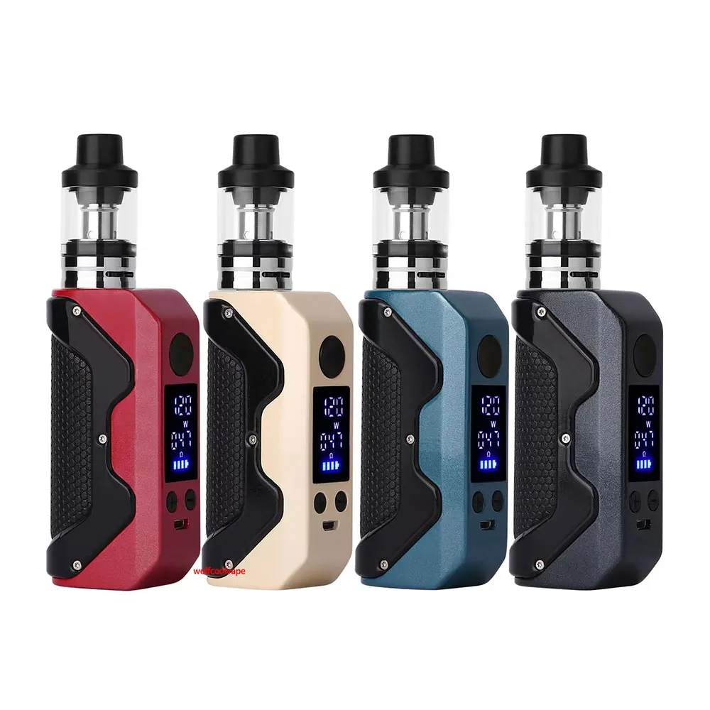 

Боксмод wolfcoolvape 120 Вт, набор для электронной сигареты 120 Вт, испаритель, атомайзер 2,5 мл, вейп с OLED-экраном 2200 мАч, электронные сигареты