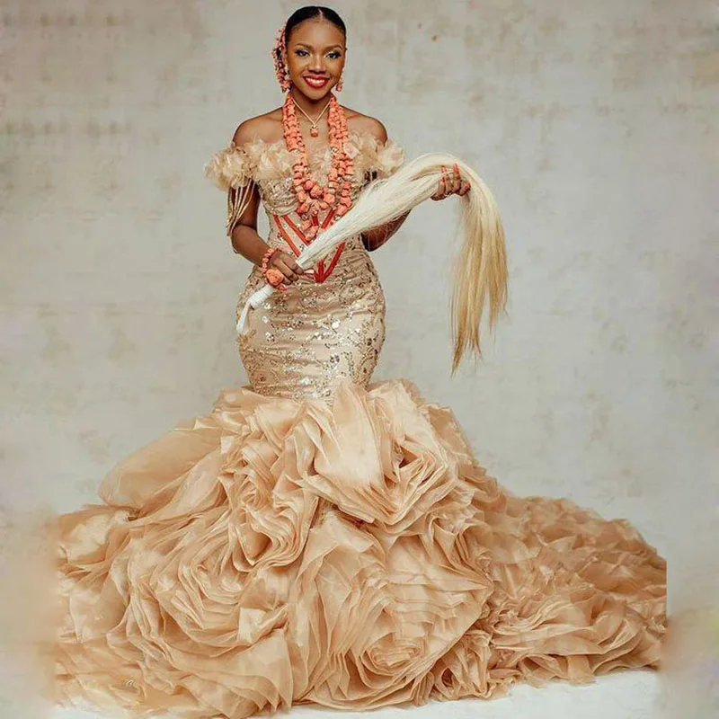 Платье с открытыми плечами Aso Ebi, юбка-годе, модель 2023 года, платье для выпускного вечера из органзы с блестками и кисточками, вечернее платье
Платье с открытыми плечами Aso Ebi, юбка-годе, модель 2023 года, платье для выпускного вечера из органзы с блестками и кисточками, вечернее платье