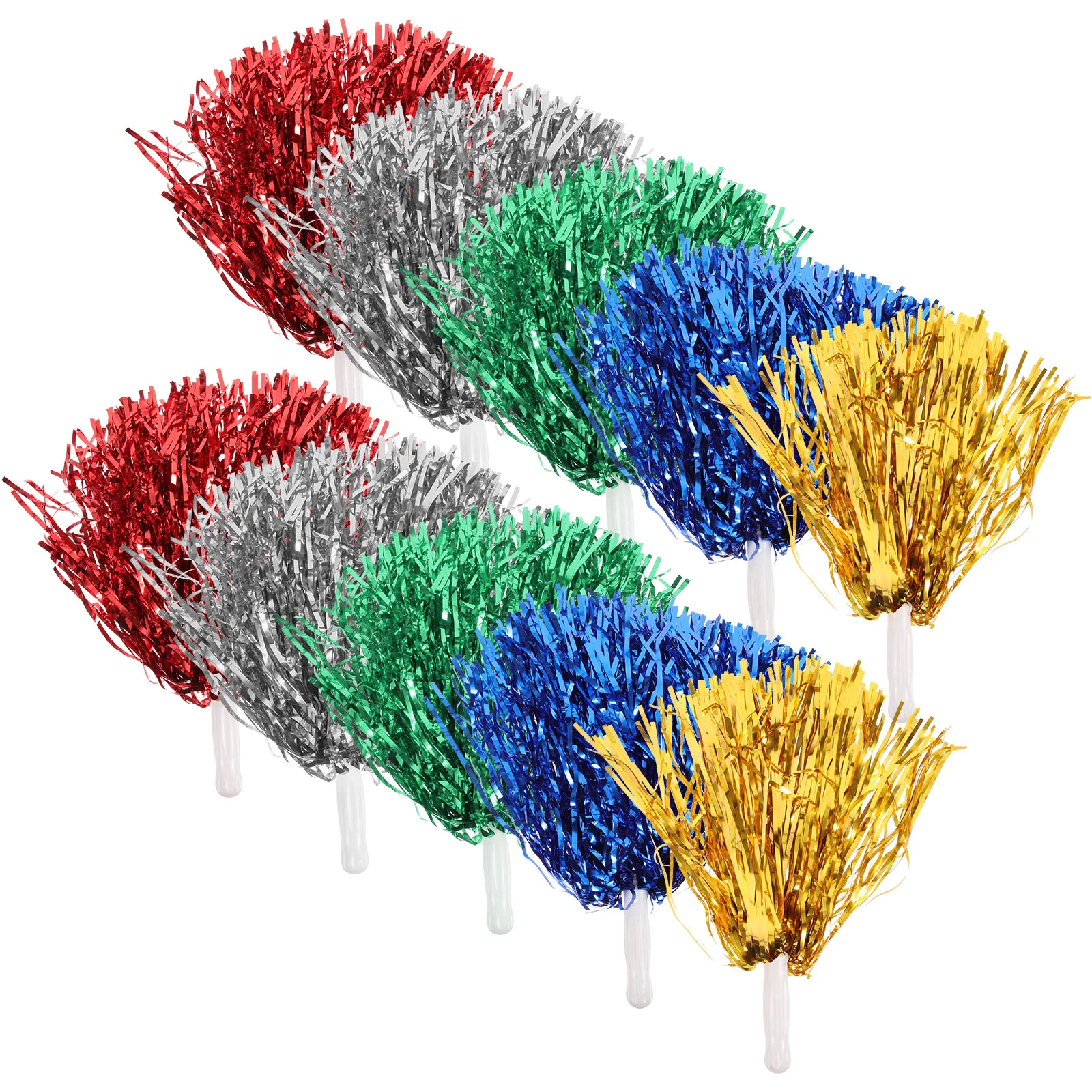 10 Pcs Pom Poms Cheerleading Cheering Squad Supplies Balls Bouquet Cheerleading Prop
10 Pcs Pom Poms Cheerleading Cheering Squad Supplies Balls Bouquet Cheerleading Prop