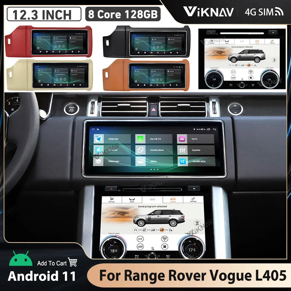 12.3inch Android car radio For Range Rover Vogue L405 2013-2020 AC Touching Screen Multimedia Player Navigation Stereo
12.3inch Android car radio For Range Rover Vogue L405 2013-2020 AC Touching Screen Multimedia Player Navigation Stereo
