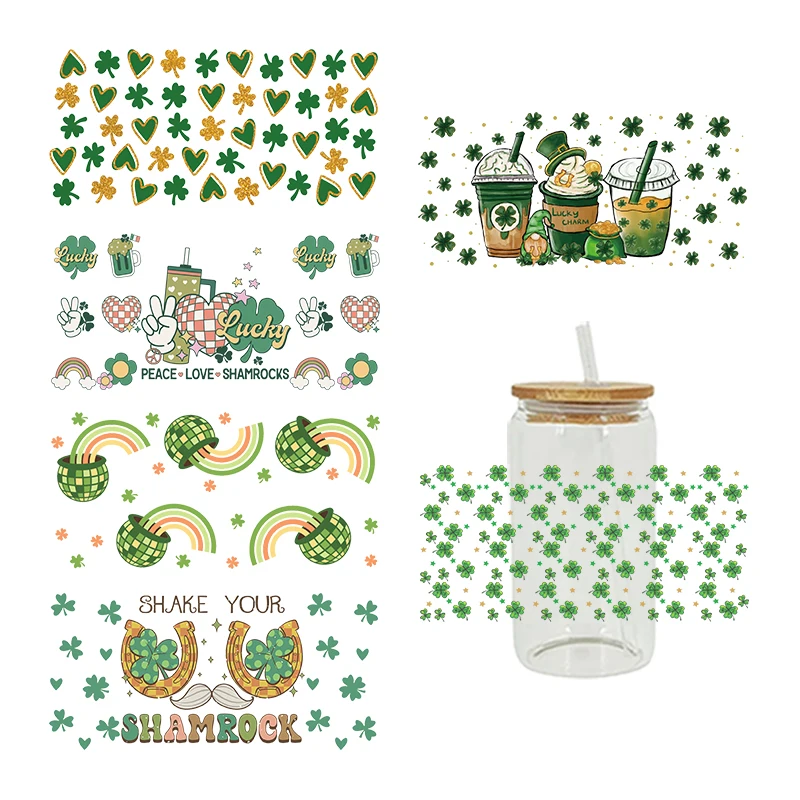 3D UV DTF переводит наклейки на 16 унций, фотография, День Святого Патрика, печатный для DIY стекла, керамики, металла, кожи и т. д. D13996
3D UV DTF переводит наклейки на 16 унций, фотография, День Святого Патрика, печатный для DIY стекла, керамики, металла, кожи и т. д. D13996