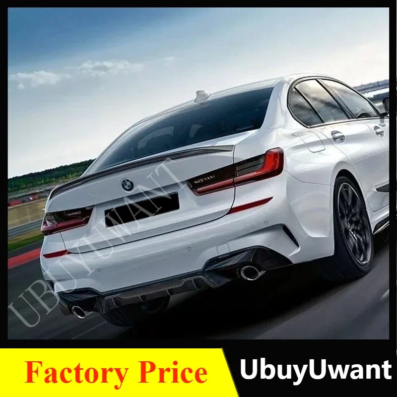 

For BMW New 3 Series 320i 330i 335i 340i 2019 2020 Year G20 Carbon Fiber Exterior Rear Spoiler Tail Trunk Boot Wing Decoration