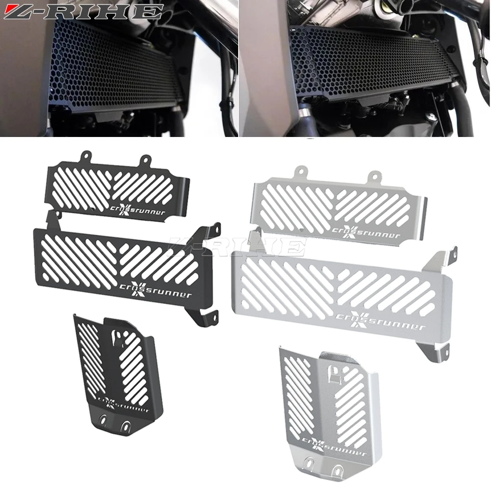 

2024 Motorcycle Upper and Lower Radiator Guard Set FOR Honda VFR800X VFR 800X VFR 800 X Crossrunner 2015-2023 oil cooler guard