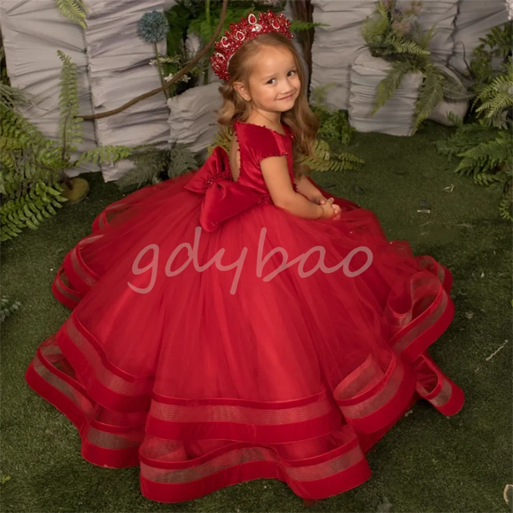 Red Velvet Flower Girl Dresses Big Bow Little Princess Dress Kids Clothes Birthday Party Gown New YearsA
Red Velvet Flower Girl Dresses Big Bow Little Princess Dress Kids Clothes Birthday Party Gown New YearsA